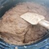 le complet au chaudron en cours de cuisson
